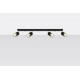 SOLLUX CEILING LAMP SPOT NERO 4 SL.1072