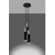 SOLLUX BORGIO P3 HANGING LAMP BLACK GU10 3X40W IP20 SL.1081