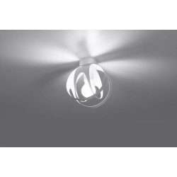 SOLLUX CEILING LIGHT TULOS WHITE E27 1x60W IP20 SL.1082