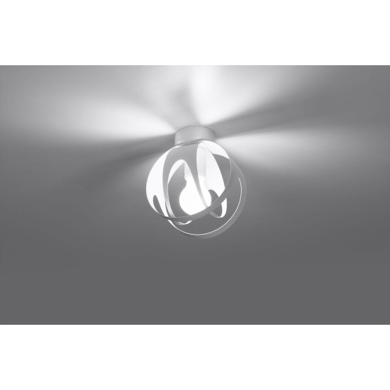 SOLLUX CEILING LIGHT TULOS WHITE E27 1x60W IP20 SL.1082