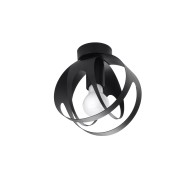 SOLLUX CEILING LIGHT TULOS BLACK E27 1x60W IP20 SL.1086