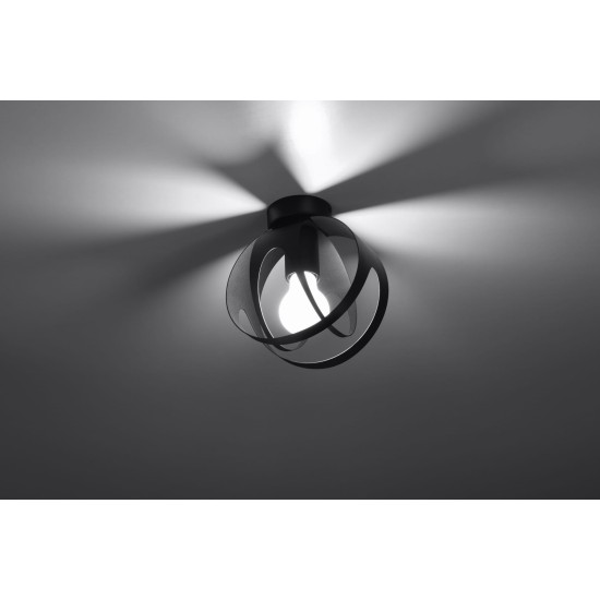 SOLLUX ПЛАФОН TULOS ЧЕРЕН E27 1x60W IP20 SL.1086