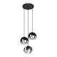 SOLLUX CANDELABRU TULOS 3 NEGRU E27 3x60W IP20 SL.1088