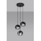 SOLLUX CANDELABRU TULOS 3 NEGRU E27 3x60W IP20 SL.1088