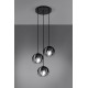 SOLLUX CANDELABRU TULOS 3 NEGRU E27 3x60W IP20 SL.1088