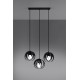 SOLLUX CANDELABRU TULOS 3 NEGRU E27 3x60W IP20 SL.1089