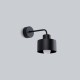 SOLLUX LAMPA DE PERETE  SAVAR 1 NEGRU SL.1129