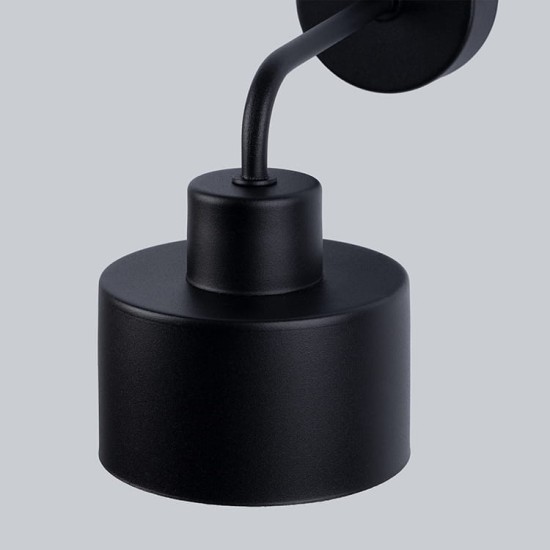 SOLLUX LAMPA DE PERETE  SAVAR 1 NEGRU SL.1129
