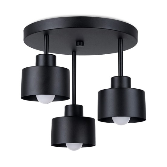 SOLLUX CANDELABRU SAVAR 3 NEGRU E27 3x60W IP20 SL.1131