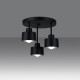SOLLUX CANDELABRU SAVAR 3 NEGRU E27 3x60W IP20 SL.1131