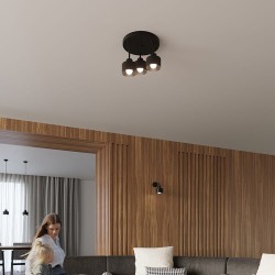 SOLLUX ПОЛИЛЕЙ SAVAR 3 ЧЕРЕН E27 3x60W IP20 SL.1131
