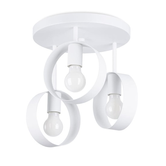 SOLLUX LAMPA DE TAVAN  TITRAN 3 ALB SL.1136