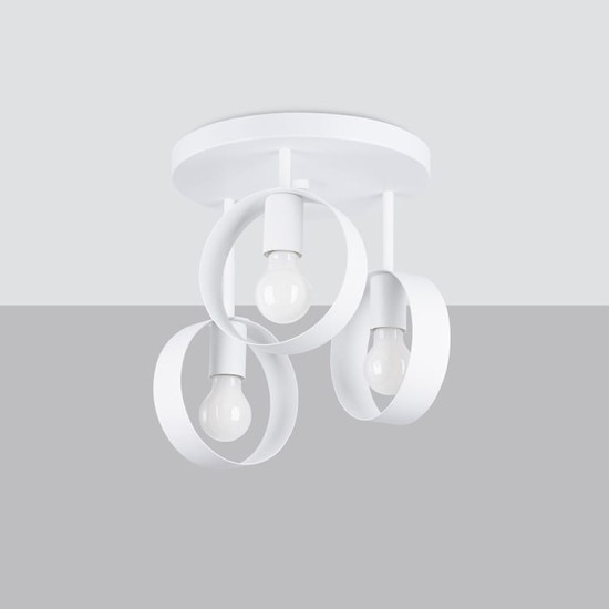 SOLLUX LAMPA DE TAVAN  TITRAN 3 ALB SL.1136