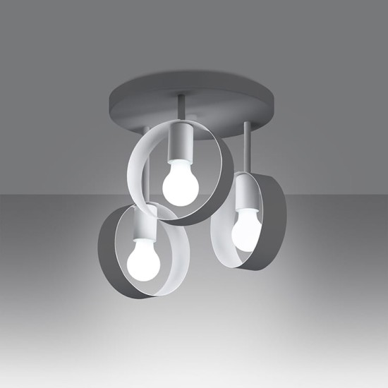 SOLLUX LAMPA DE TAVAN  TITRAN 3 ALB SL.1136