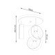 SOLLUX LAMPA DE TAVAN  TITRAN 3 ALB SL.1136