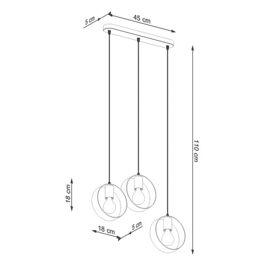 SOLLUX LAMPA DE TAVAN  TITRAN 3 ALB SL.1138