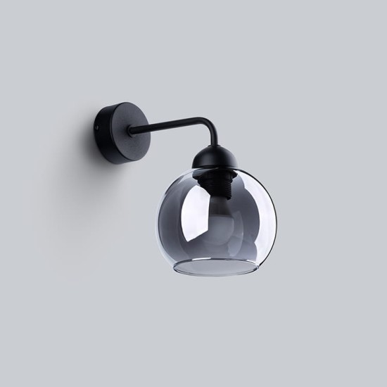 SOLLUX WALL LAMP ALINO 1 BLACK SL.1139