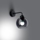 SOLLUX WALL LAMP ALINO 1 BLACK SL.1139