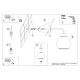 SOLLUX WALL LAMP ALINO 1 BLACK SL.1139