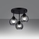 SOLLUX CHANDELIER ALINO 3 BLACK E27 3x60W IP20 SL.1140