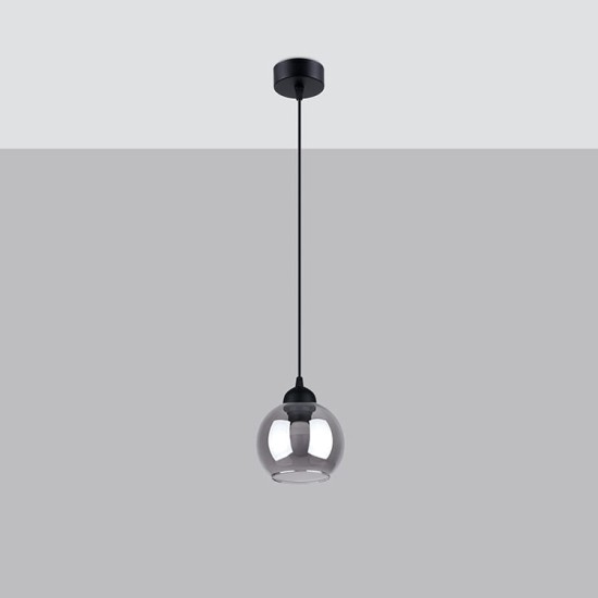 SOLLUX ПЕНДЕЛ ALINO 1 ЧЕРЕН E27 1x60 IP20 SL.1141