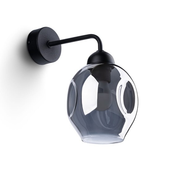 SOLLUX WALL LAMP FILLAN 1 BLACK SL.1143