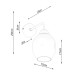 SOLLUX WALL LAMP FILLAN 1 BLACK SL.1143