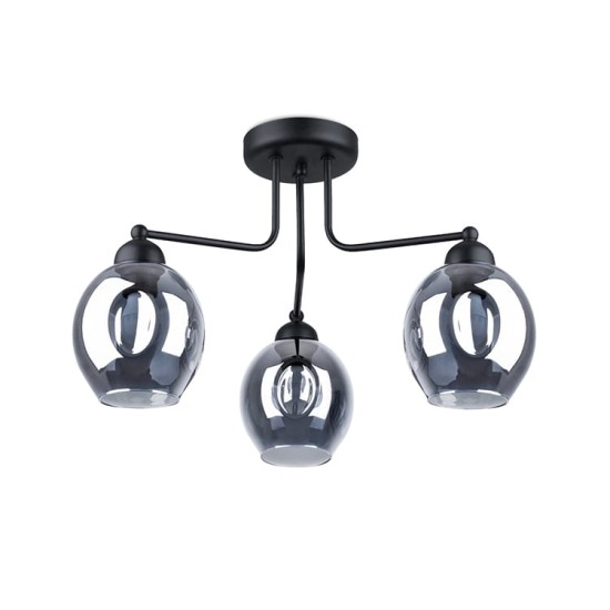 SOLLUX CHANDELIER FILLAN 3 BLACK E27 3x60W IP20 SL.1144