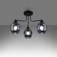 SOLLUX CHANDELIER FILLAN 3 BLACK E27 3x60W IP20 SL.1144