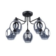 SOLLUX CHANDELIER FILLAN 5 BLACK E27 5x60W IP20 SL.1145