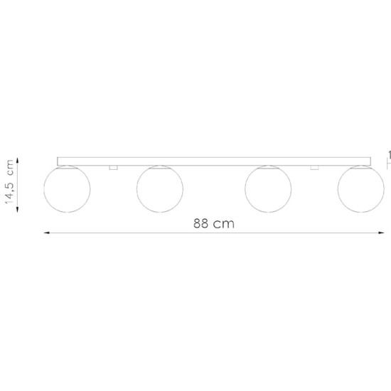 SOLLUX CEILING LAMP SPOT YOLI 4 SL.1149