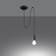 SOLLUX PENDANT BLACK NESO 1 LONG SL.1159
