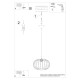SOLLUX PENDANT TSUNO SL.1185