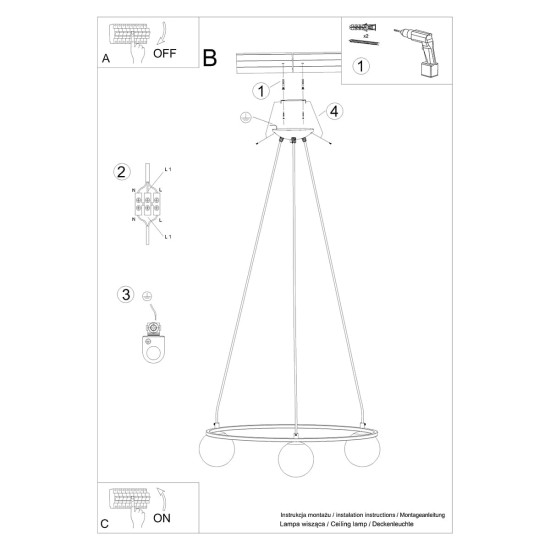 SOLLUX ПОЛИЛЕЙ YOLI 3 G9 3x8W IP20 SL.1213