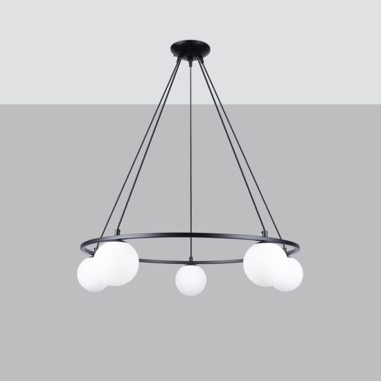 SOLLUX CANDELABRU YOLI 5 G9 5x8W IP20 SL.1214 NEGRU