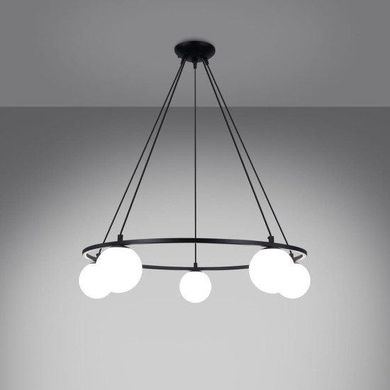 SOLLUX CANDELABRU YOLI 5 G9 5x8W IP20 SL.1214 NEGRU