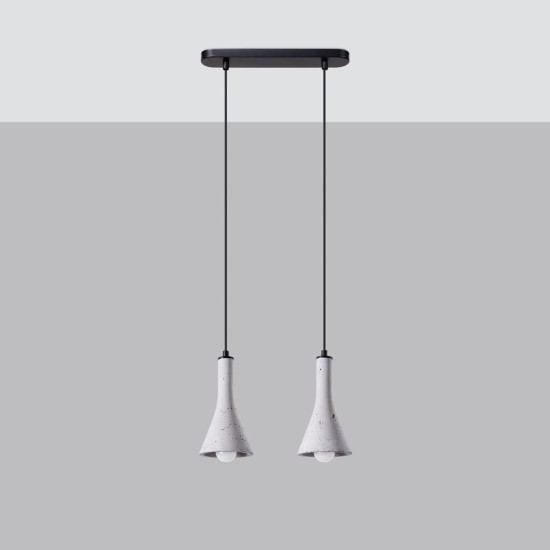 SOLLUX PENDANT GREY REA 2 SL.1224