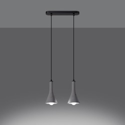 SOLLUX PENDANT GREY REA 2 SL.1224