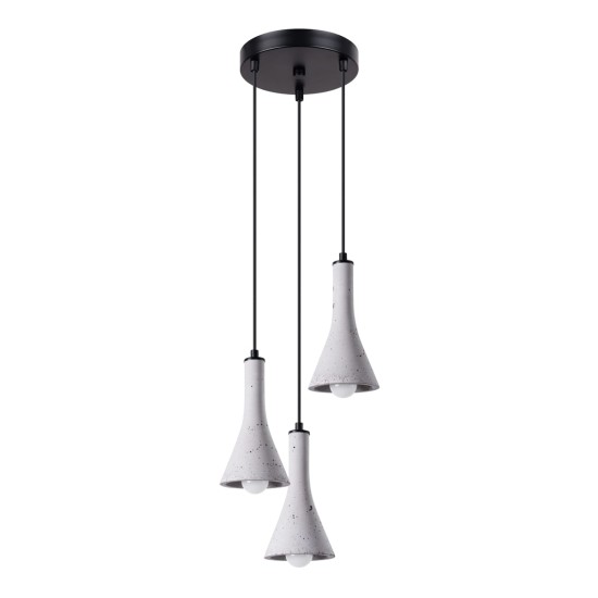 SOLLUX PENDANT GREY REA 3P SL.1226