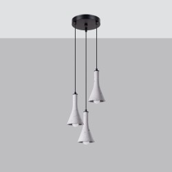 SOLLUX PENDANT GREY REA 3P SL.1226