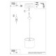 SOLLUX PENDUL KITTY 40 E27 1x15W SL.1420