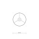 SOLLUX PENDUL UNICORN 40 E27 1x15W SL.1413
