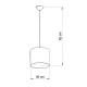 SOLLUX ПЕНДЕЛ FOOTBALL C 30 E27 1x15W SL.1428