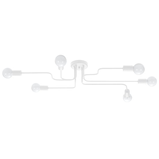 SOLLUX CHANDELIER VECTOR 6 WHITE SL.1443