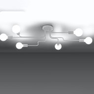 SOLLUX CANDELABRU VECTOR 6 ALB SL.1443
