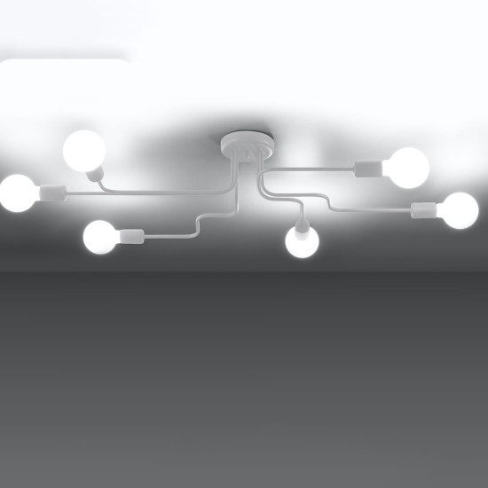 SOLLUX CHANDELIER VECTOR 6 WHITE SL.1443