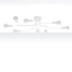 SOLLUX CANDELABRU VECTOR 8 ALB SL.1444
