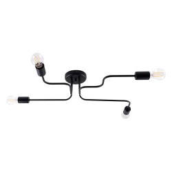 SOLLUX CANDELABRU VECTOR 4 NEGRU SL.1446