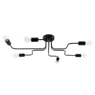 SOLLUX CHANDELIER VECTOR 6 BLACK SL.1447