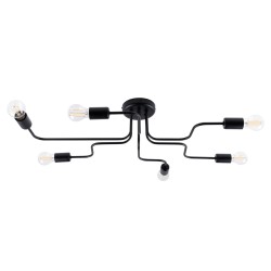 SOLLUX CANDELABRU VECTOR 6 NEGRU SL.1447